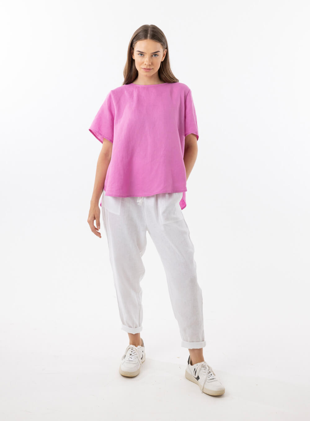 Sadie Top-FUSCHIA