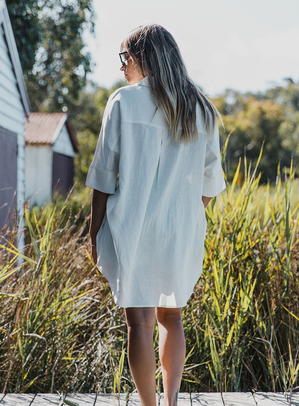 Amber Shirt-White