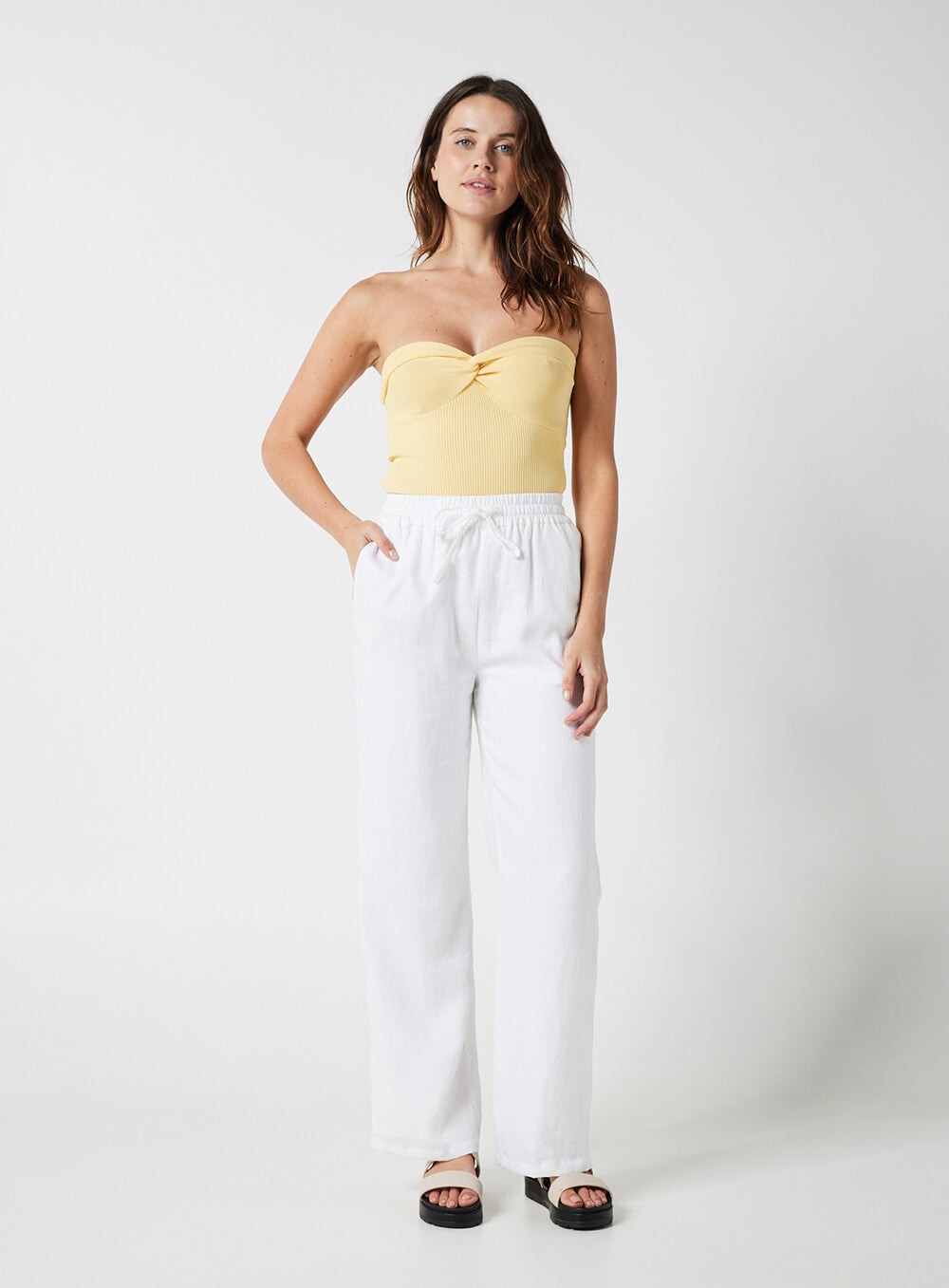 Cora Pant-White