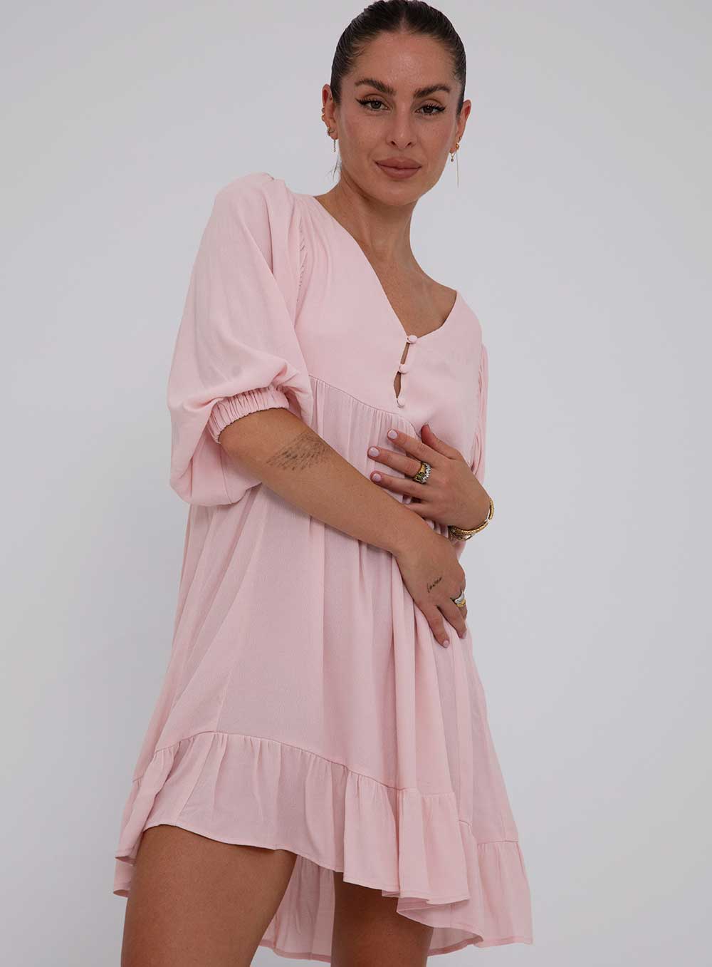 Josephine Dress-BLUSH