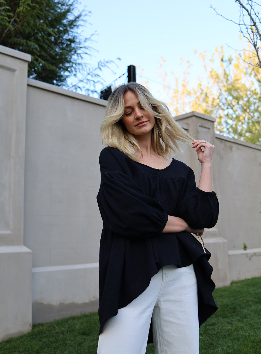 Luna Top-Black