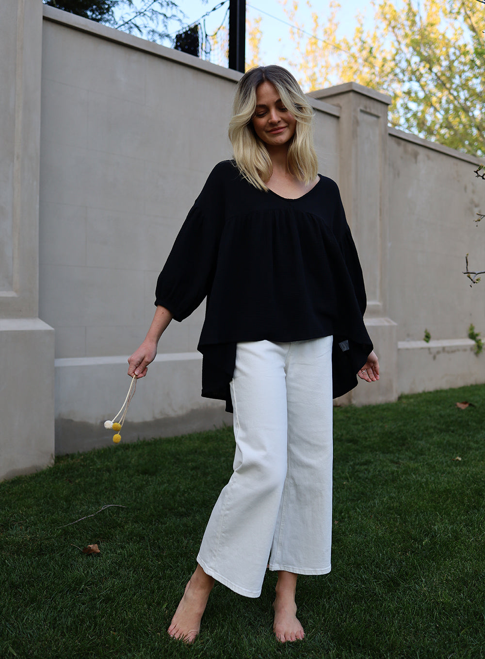 Luna Top-Black