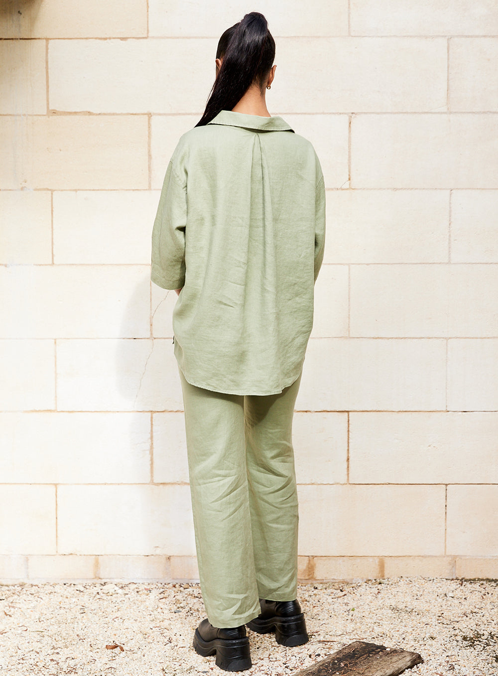 Margot Shirt-OLIVE