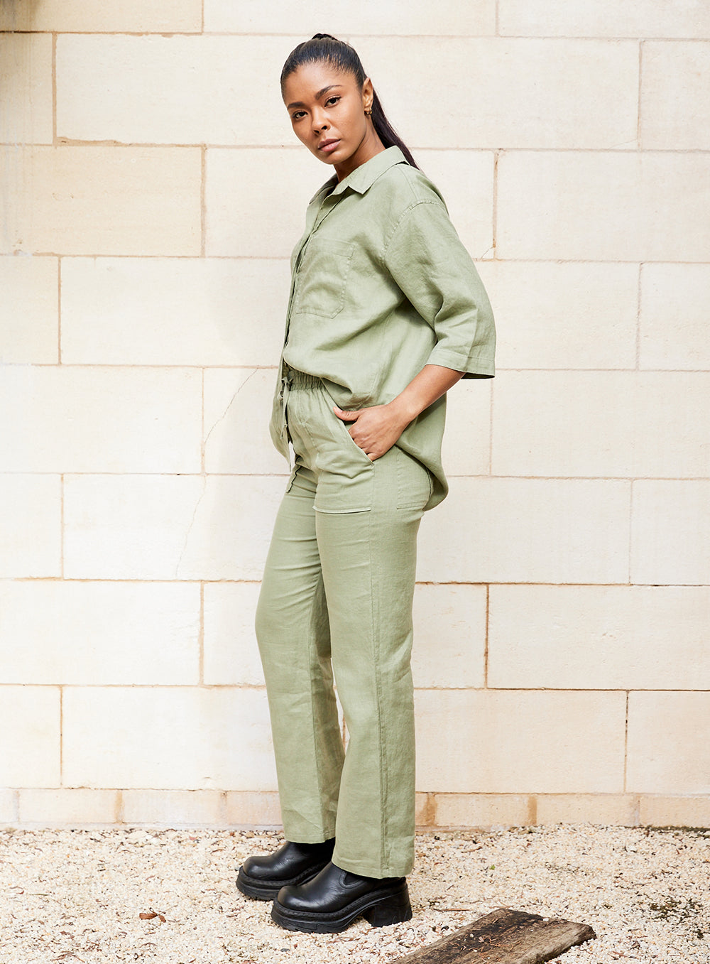 Parker Pant-OLIVE