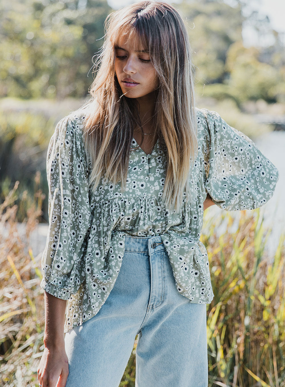 Piper Melody Top-SAGE