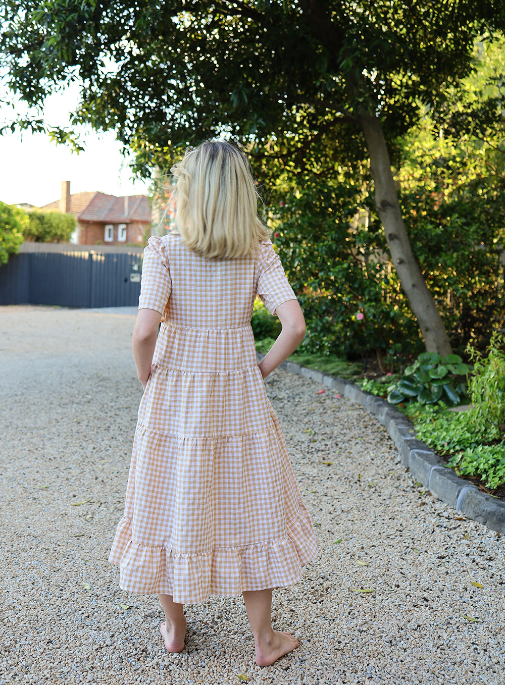 Sophia Dress-LATTE
