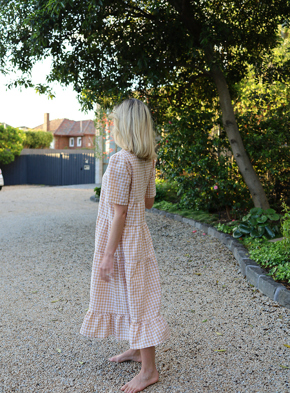 Sophia Dress-LATTE