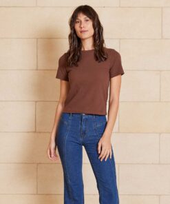 Adelaide Tee-CHOCOLATE