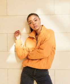 Jute Jacket-MARIGOLD