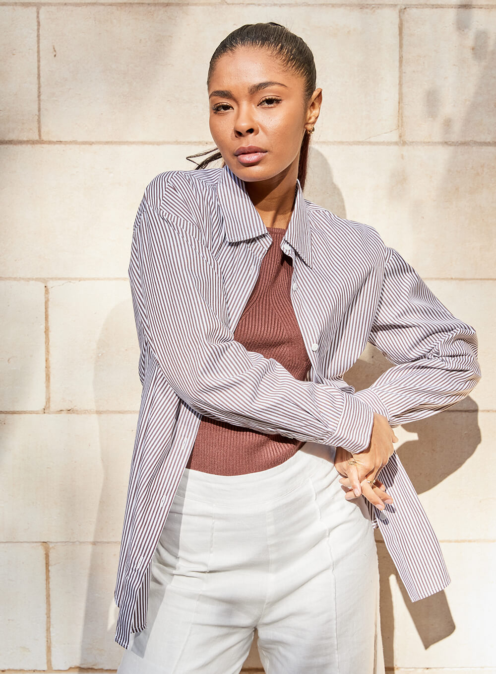 Lucy Shirt-CHOCOLATE - Image 6