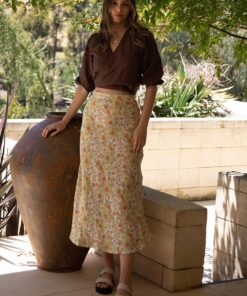 Ophelia Midi Skirt-MULTI