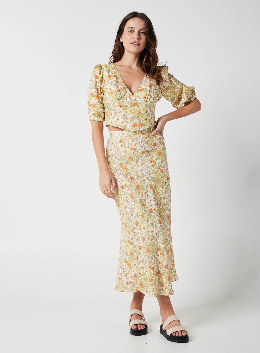 Ophelia Midi Skirt-MULTI - Image 5