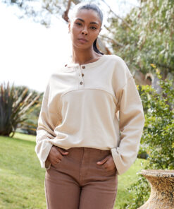 Remi Pullover Sweater-SAND