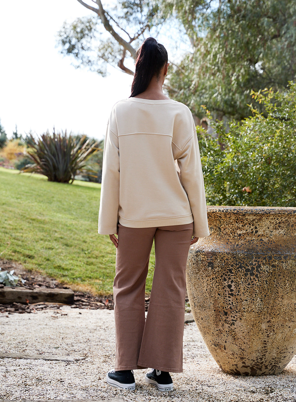 Remi Pullover Sweater-SAND - Image 8